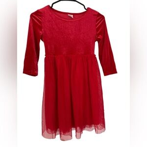 Wonder Nation Red Velvet Kids Dress